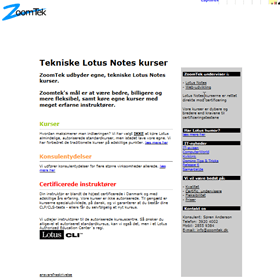 fantastisk flot hjemmeside - anno 2002 - man er vel html-entusiast
